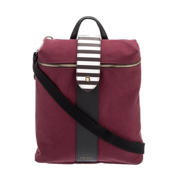 HENRI BENDEL NEW CANVAS PURSE BACKPACK CONVERTIBLE MEDIUM SIZE LIMITED EDITION - Picture 15 of 15